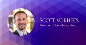 Scott Vorhees Member of Excellence Award